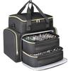Nail Polish Organizer Case Backpack Holds 96 To 100+ Bottles(15ml/0.5 Fl.Oz) UV Nail Lamp,Nail Organizers and Storage