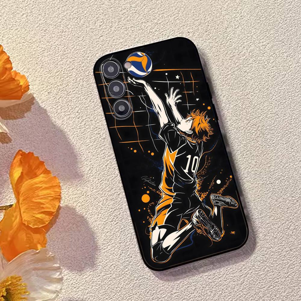 Anime H-HaiKyuu cool Phone Case Black Silicone Soft For Samsung Galaxy A73,A72,A71,A70,A53,A52,A51