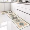 Simple Print Kitchen Floor Mat Absorbent Kitchen Long Strip Rug Anti-Slip Carpet Modern Door Mat Quick Drying Bath Mats Foot Pad