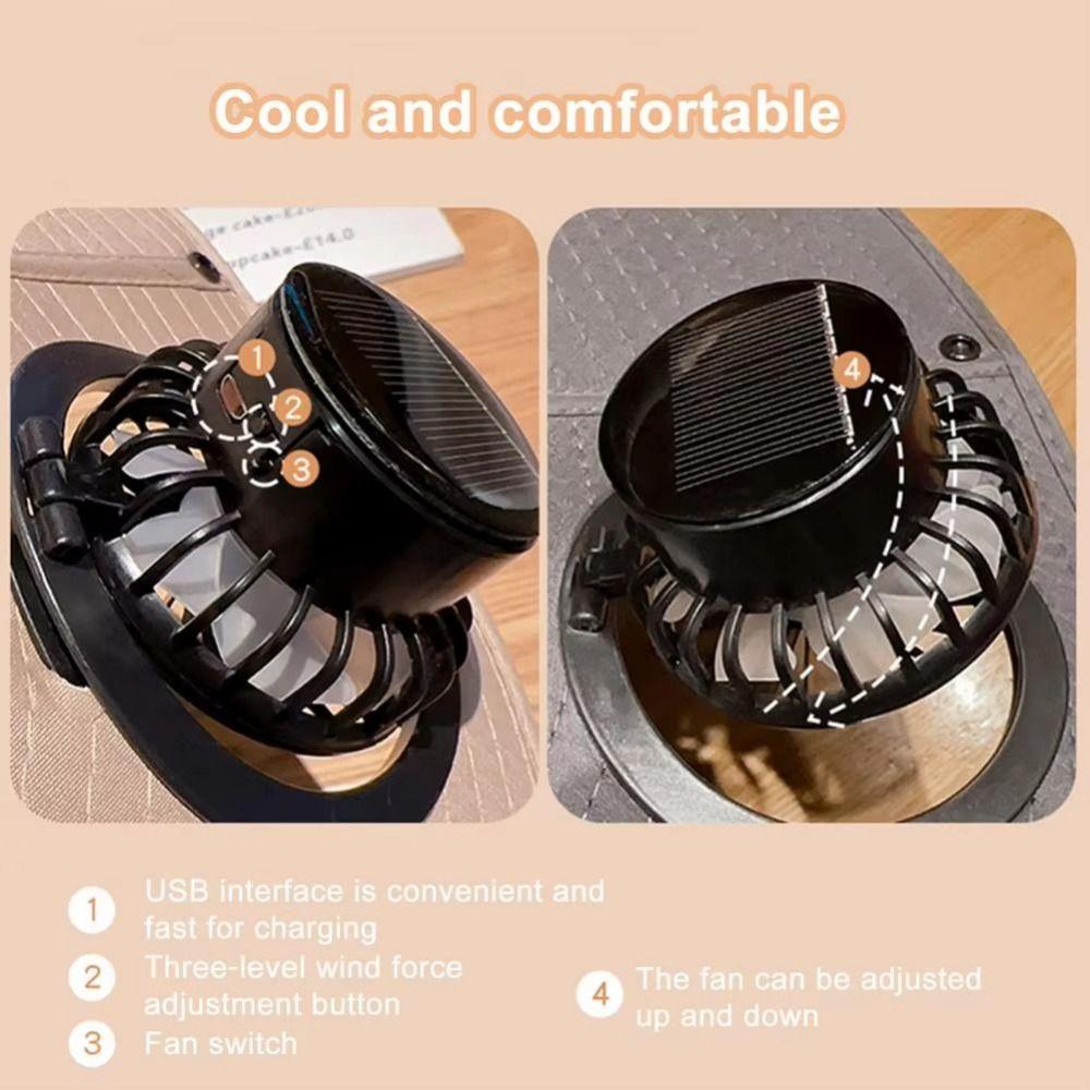 Dual Fan Wide Brim Sun Cap Breathable Adjustable Visor Cap Cooling Fisherman Hat  Fishing