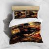 Comfortable 3D Cartoon Superhero Bedding Set, Including Duvet Cover, Pillowcases and Children's Set.