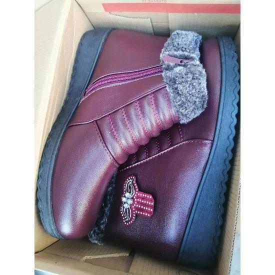 Winterwarme Schuhe, geeignet für Mütter mittleren und höheren Alters, warme flache Schuhe, rutschfeste Schneestiefel