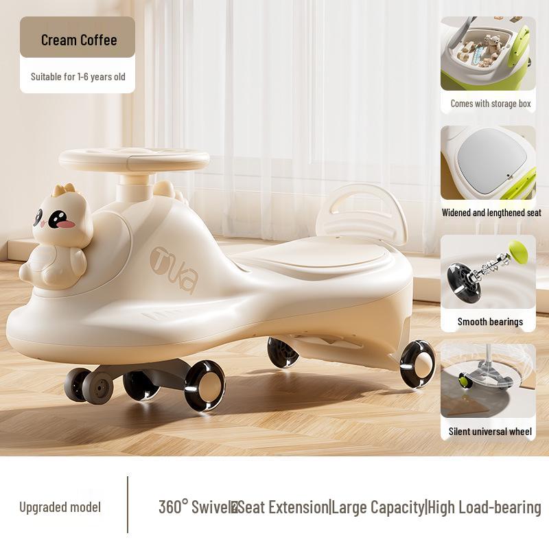 Children's Twist Car - Safe, Anti-Rollover Scooter for Boys, Girls, and Adults with Universal Wheels