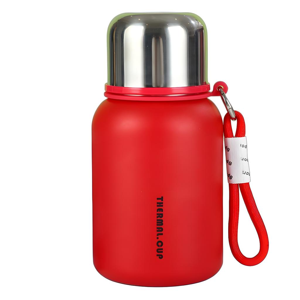 New Stainless Steel Thermos Cup Outdoor Portable Compact Thermal Flask Double Use High Appearance Level Women's Water Cup