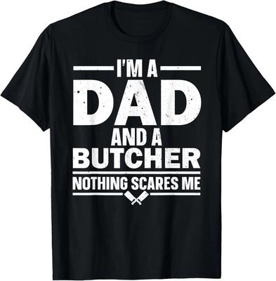 Lustige Metzger Kunst Für Männer Papa Fleischschneider Metzgerei Metzger Geschenk Unisex T-Shirt