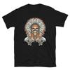 Native American Tribal Skull Awesome Graphic Design Short-Sleeve Unisex T-Shirt