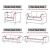 Solid Color Velvet Sofa Cover Elastic Thick L Shaped Corner Sofa Cover For Living Room Stretch Cover For 1/2/3/4 Seat Sofa Couch Armchair