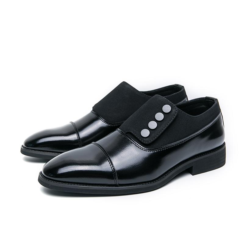 Four Seasons Genuine Leather Mens Dress Shoes  Formal Shoe Male Business Wedding Derby for Man Luxury Italian Oxford Loafers