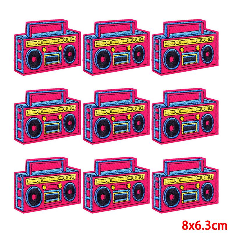 10 Pcs/lot Wholesale Embroidery Patch Iron On Patches For Clothing Patches On Clothes Jackets Decor Applique Sew Supplies