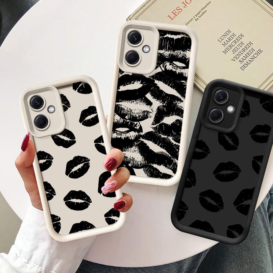Phone Cover Case for Xiaomi Poco F8 X3 Pro X3 NFC C61 C50 C51 Lips Kiss Print