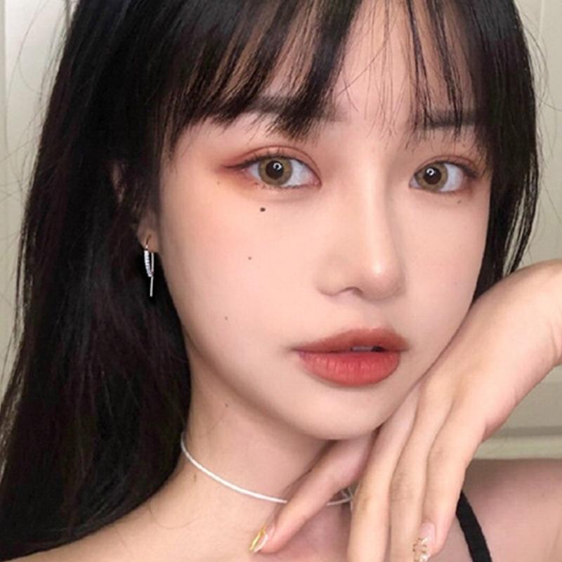 Stylish Geometric Ear Hangers with Sparkling Diamonds Portable Accessory for Fashionable Women Daily Casual Wear