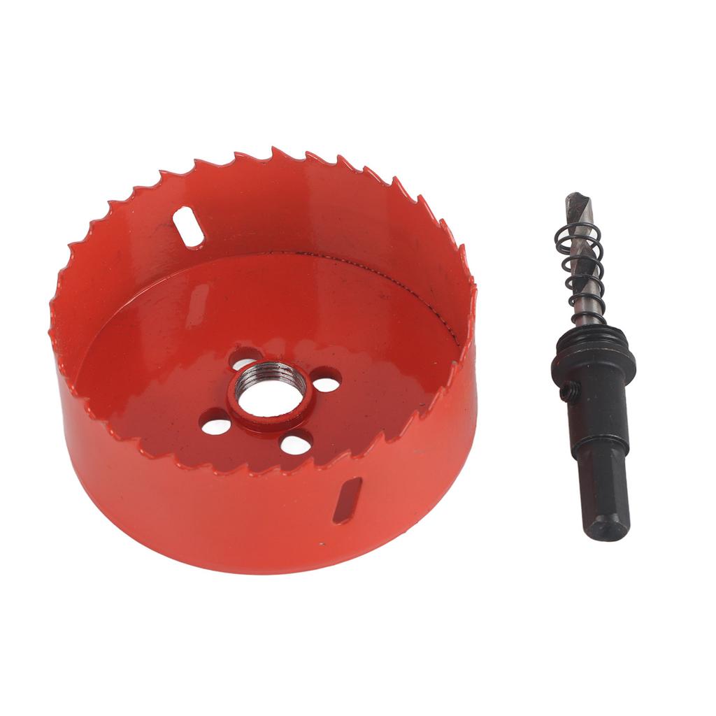 90mm Lochsäge Metallschneider Bohrer Zahnschneiden für Aluminium Holz Kunststoff Gipskarton