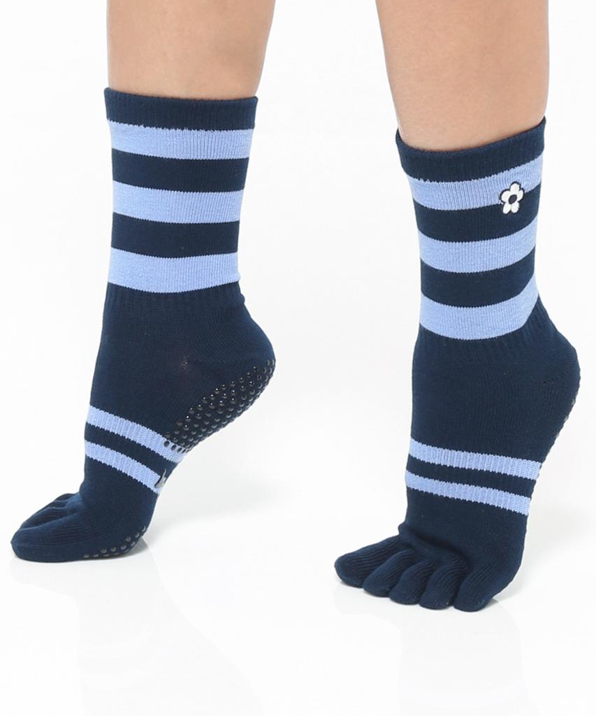 THUMBTOE Blueberry Socks Pilates Socks Toe Socks Non-Slip Socks