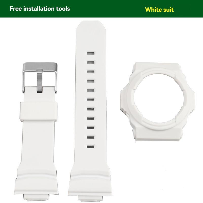 Koperta Pasek do Casio G-SHOCK GA-150/200/201/300/310/GLX100 Ochronna Obudowa Żywica Gumowy Pasek Bransoleta Akcesoria Narzędzia