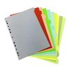 2x A 4 File Dividers Multifunctional Index Dividers Folder Dividers for Students