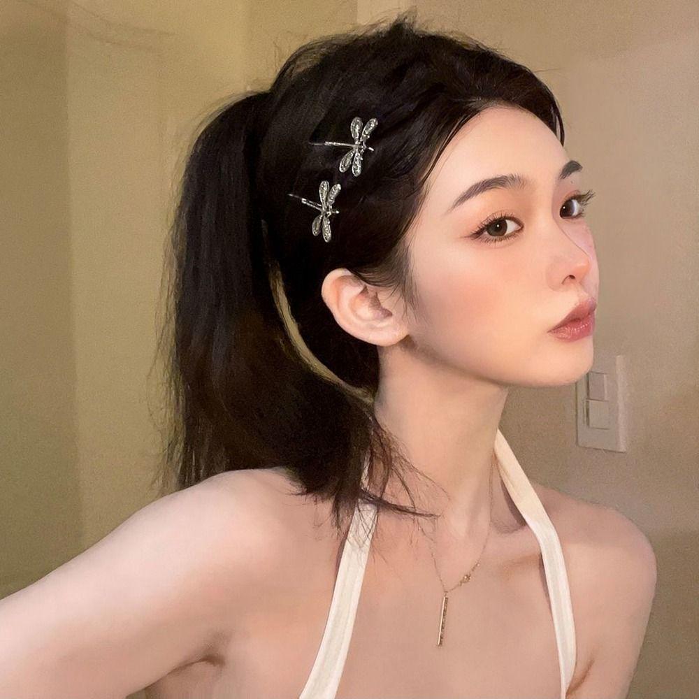 Halloween Headdress Dragonfly Hairpin Korean Style Headwear Female Hair Accessories Metal Hair Clip