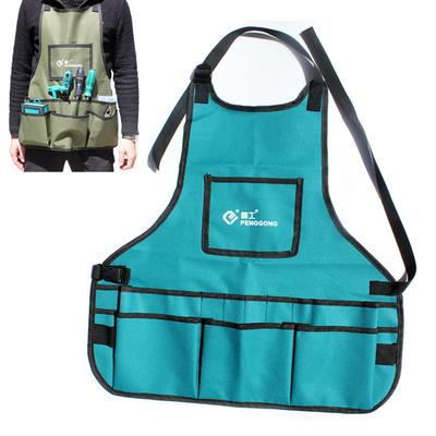 Borsa per attrezzi grembiule da elettricista Tasche portaoggetti regolabili Custodia impermeabile Kit di attrezzi