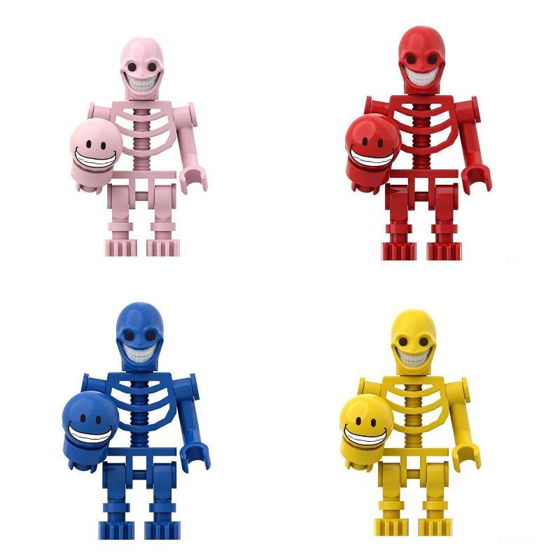 Pixel World Gaming Collectible Figure With Building Blocks For Brain Development