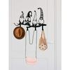 Wrought Iron Snowman Gnome Hook - Home Wall Decor 1PC