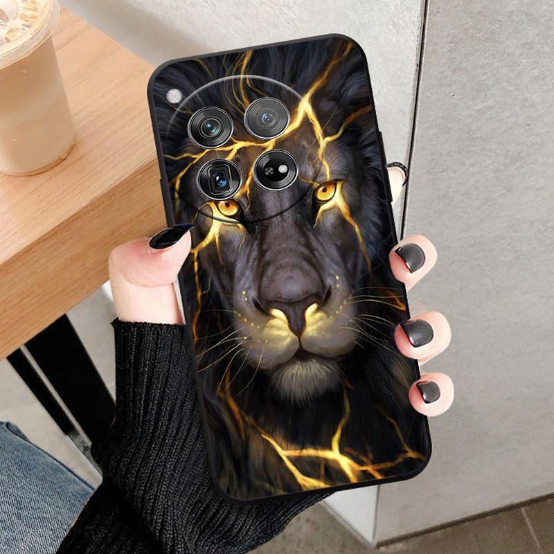 Etui Osłona Na OnePlus 12 Na OnePlus12 Fundas Nowe Czarne Miękki Silikon TPU Ochronne Etui Na Telefon Dla One Plus 12 Zderzak Coque