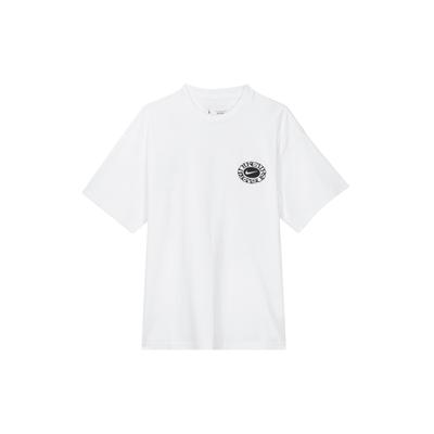 Nike Logo Rundhals Lässiges Kurzarm-T-Shirt Unisex T-Shirts Weiß FZ7621-100