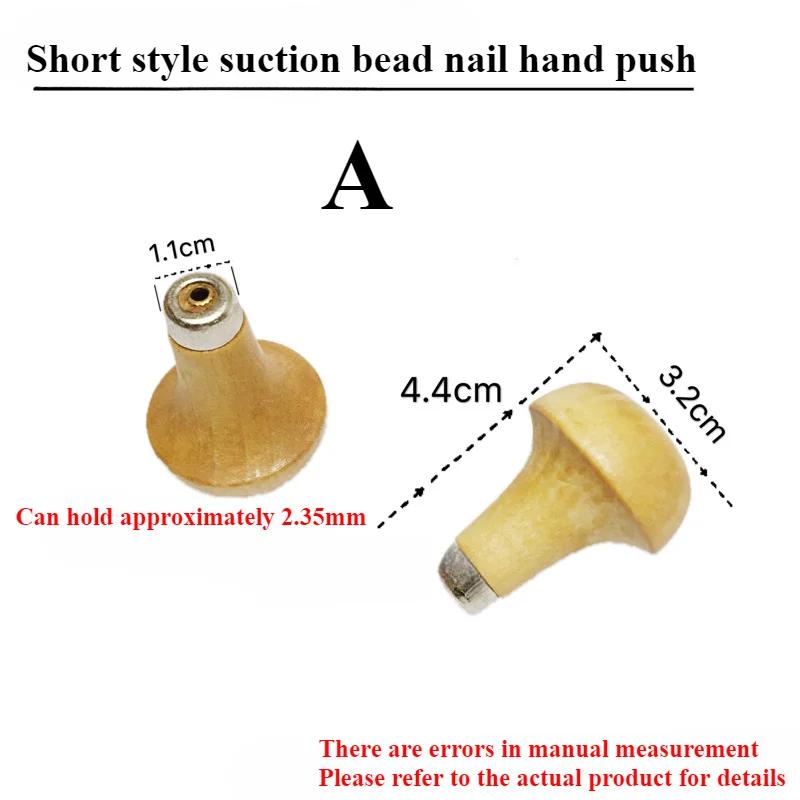 

1PCS Wood Pearl Bead Engraving Knife with Wooden Handle and Winter Mushroom Lock Mouth