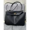 Commuter Versatile Tote Bag+women's Top Layer Leather Armpit Bag Silver Milk Cow Leather Single Shoulder Carrying Crossbody Bag
