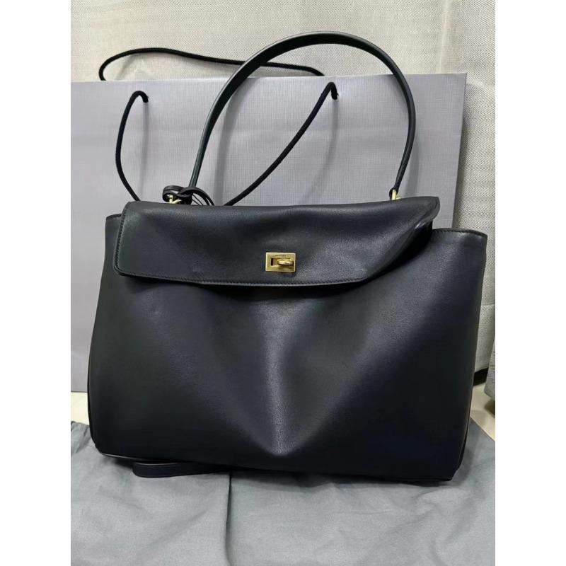 Commuter Versatile Tote Bag+women's Top Layer Leather Armpit Bag Silver Milk Cow Leather Single Shoulder Carrying Crossbody Bag
