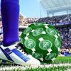 Saint Gall Green And White Heritage Size 5 Soccer Ball, Suitable for Training and Matches, High-Elasticity, Wear-Resistant Material Gift for Fan