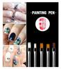 34 Pcs Nail Electric Drill Nail File Art Gel Design Pen Painting Polish Brush Dotting Drawing Tools Set