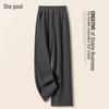 Ta Chi Women's High Waist Straight Leg Casual Trousers