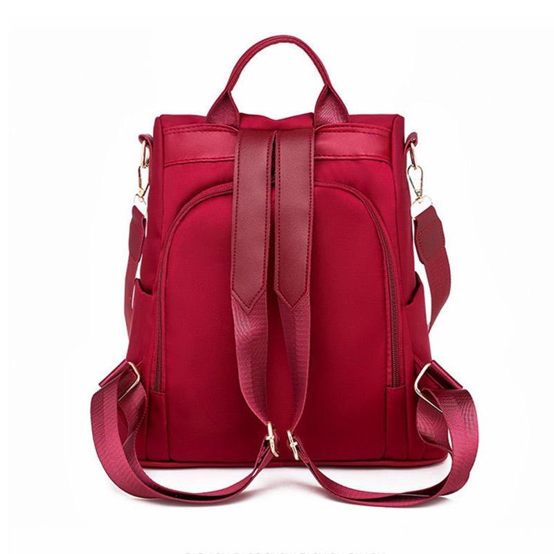 Multifunktionaler Anti-Diebstahl-Rucksack für Damen, lässig, vielseitig, Schultasche, Oxford-Stoff, modischer Reiserucksack