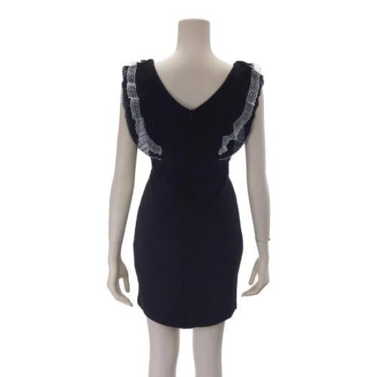 GRAXIA Cabaret Mini Square Size Perfect for Hostess and Lounges Dress, Dress, Sleeveless, Cut, Lace, Cute, Women's, White, Small, Hostesses, Clubs,