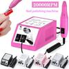 Portable Nail Drill Machine Electric Manicure Nail Polishing Head Kit For Gel Polish Professional Manicure Tool Salon Equipment
