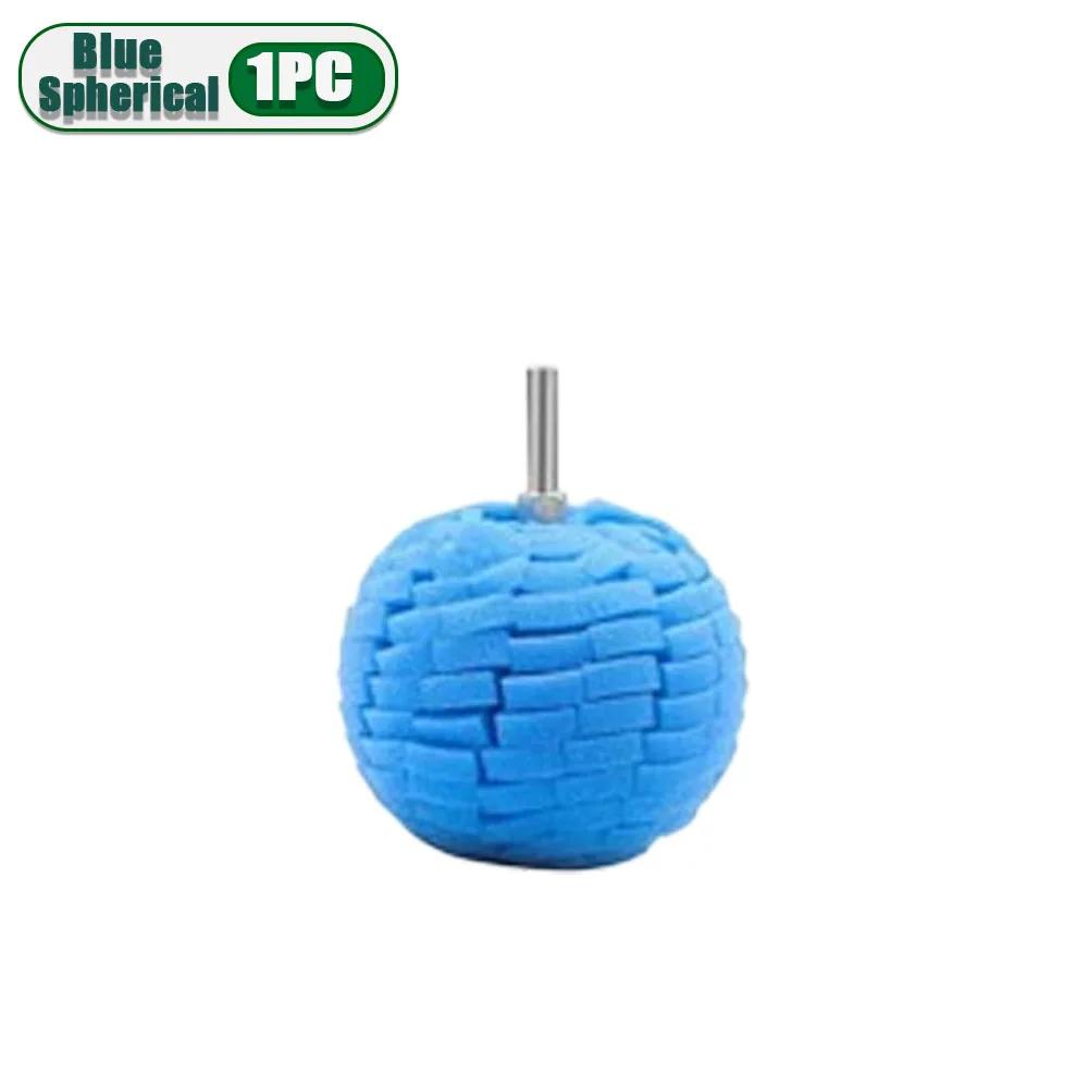 1-10PCS Car Hub Polishing Sponge Conical Grinding Wheel Metal Plastic Auto Rim Cleaner Car Polishing Tool Accessories