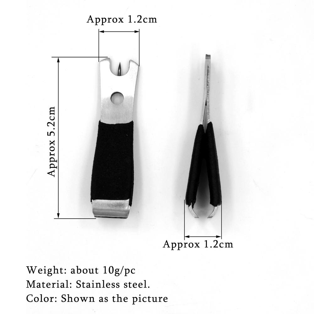 MNFT 1Pcs Fishing Line Cutter 2 In 1 Stainless Steel Line Clipper Hook Eye Cleaner Pin Fly Fishing Line Nippers Fly Tying Tool