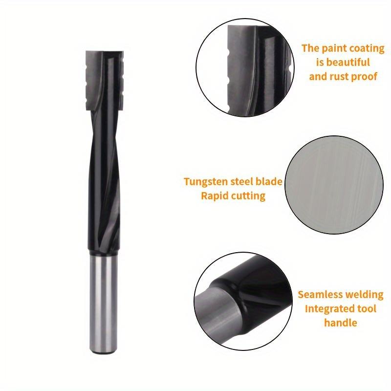 Professional Wood Door Lock Hole Drilling Kit Includes Chip Breaking Knives Groove Cutters Extended Thread Tools for Carpentry