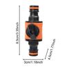 1PC/2PCS Garden Hose Pipe Tap Shut Off Valve Fitting Connector Pipe Coupler Stop Water Connection Repair Joint Irrigation System
