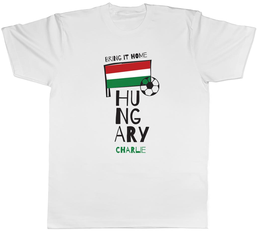 Personalised Hungary Football Unisex TShirt Bring it Home Soccer Fan Supporter Tee