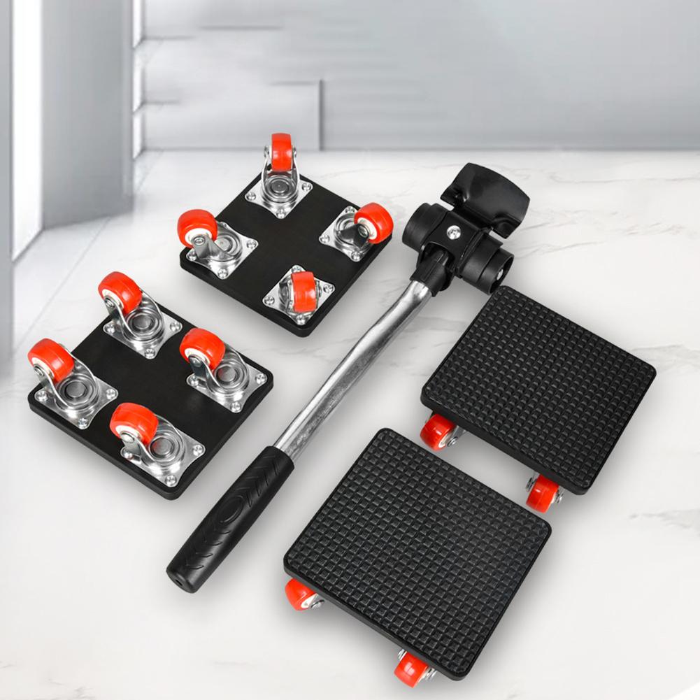 4PCS Furniture Dolly Furniture Movers Furniture Movers With 360° Rotation & Adjustable Height,Carbon Steel Home Improvement