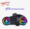 Y13 Bluetooth Motorcycle Helmet Headset - Waterproof, Noise Reduction, High Sound Quality Riding Gear.