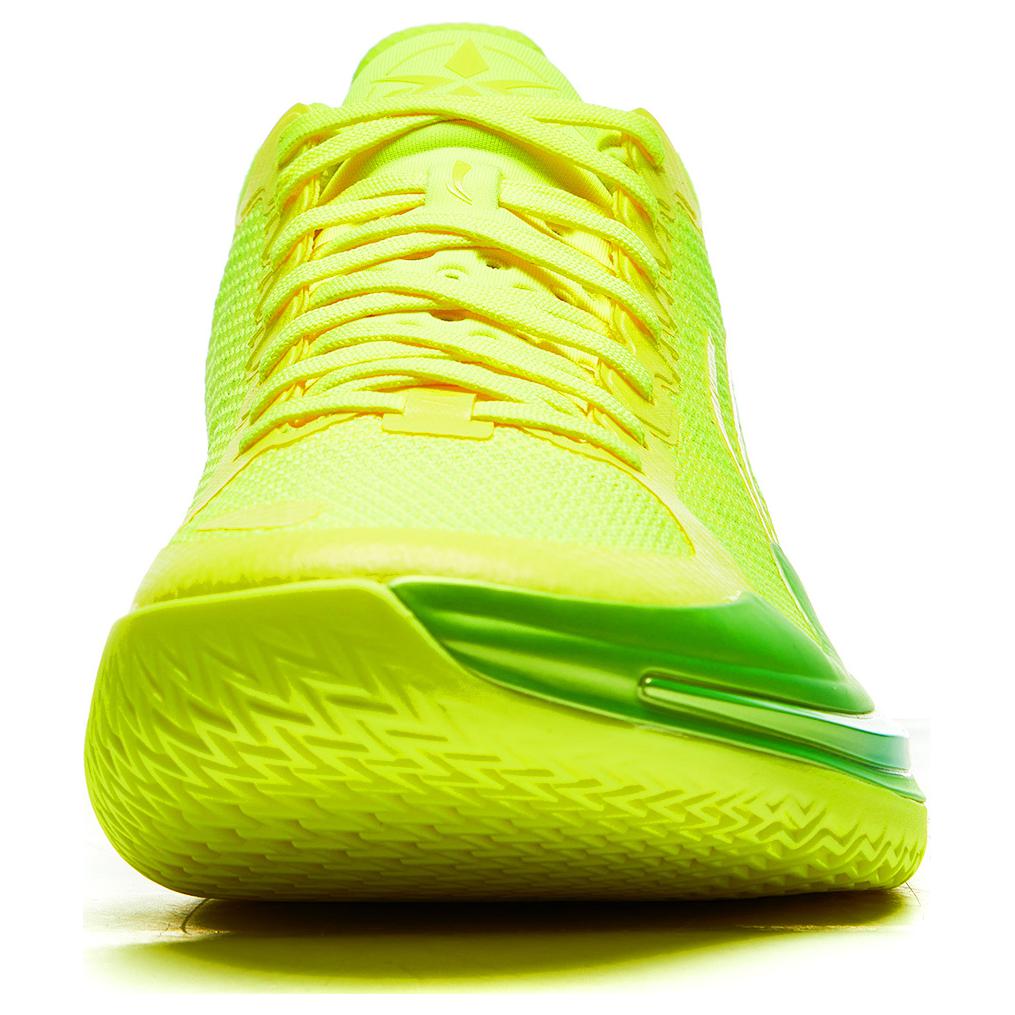 New LiNing Blade 4V2 Cushioning Slip Resistant Support Lightweight Rebound Low Top Basketball Shoes Men's Yellow ABAU037-12
