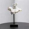 Resin Handicrafts Half-length Figurine David Sculpture Realistic Portrait Decorative Figurines Home Decoration Accessories