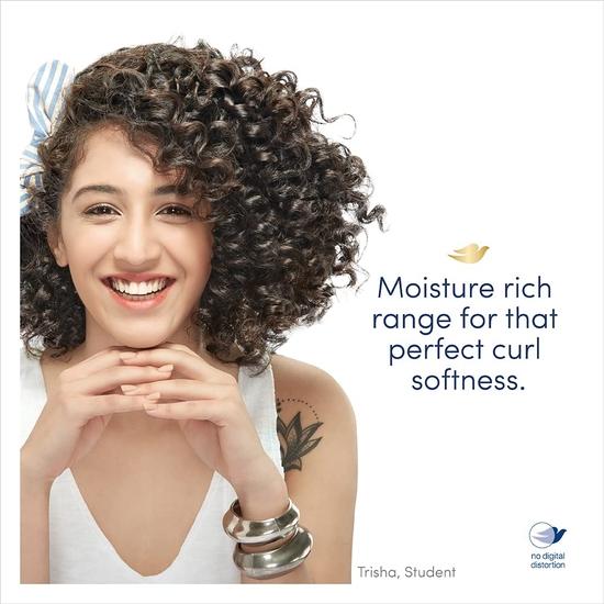 Dove Beautiful Curls Masque Capillaire Miracle Hydratation Profonde Parfum Floral Pour Cheveux Bouclés 300 Millilitres