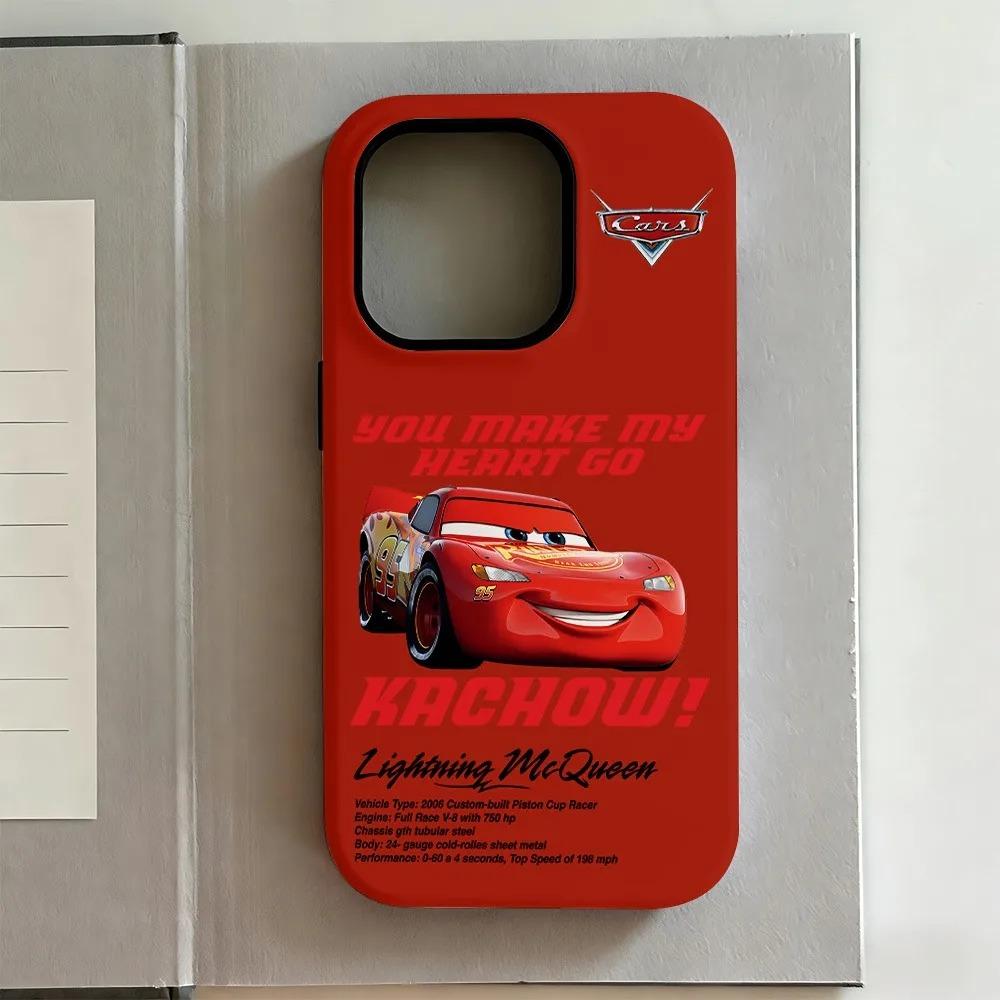 

Luxury Clmj Cars Lightnings McQueens 95 Phone Case for iPhone 17 16 15 14 13 12 11 X XS Air Pro Max Plus Double-layer Back Cover iPhone 13