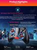 Mocute-054M Kabelloser Bluetooth-Gamepad – Extrem niedrige Latenz, Vollständige Plattform-Dominanz, Bluetooth 5.3 Gaming-Joystick für Android / IOS / PC, TYPE-C