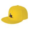 Fashion Saluting Another  Years Flat Brim Sun Hat  SoftTop Denim Hat Unisexs Summer Cap