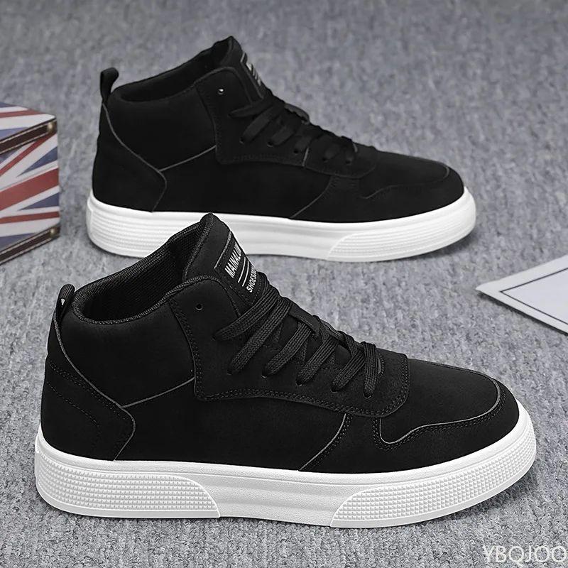 

Весна Лето Минималистичные Мужские Туфли на Платформе Модные Универсальные Мужские Кроссовки Повседневная Удобная Спортивная Обувь 43 чёрный