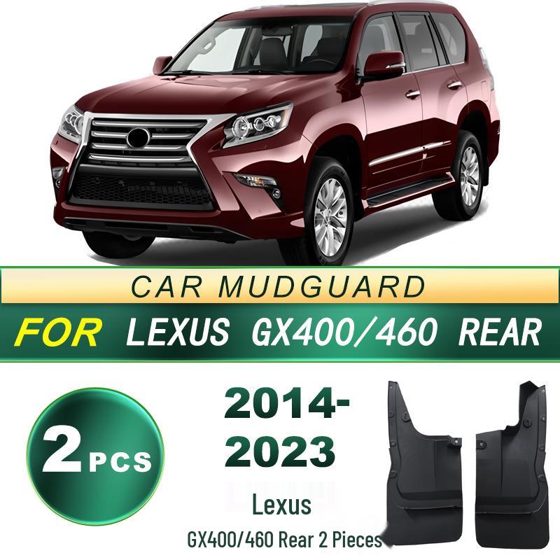 Lexus GX400/460 (2014-2023) Soft Rubber Tire Mud Flaps - Car Mud Guards & Accessories.