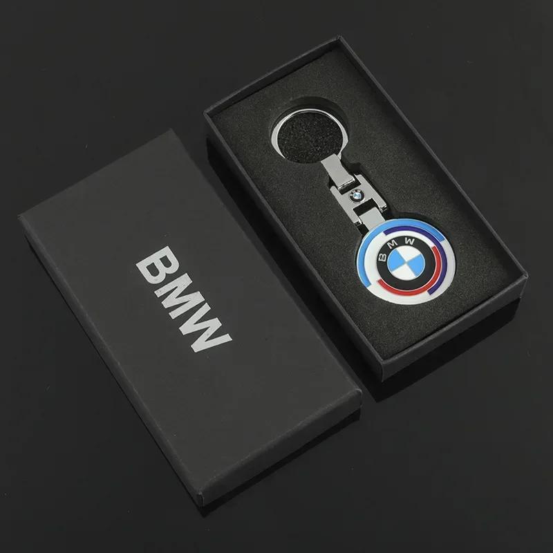 BACR1 Hot 2025 lMetal Key Chain Advertising Car Key Ring Chain Ring Pendant Accessories For BMW M Performance X1 X3 X4 X5 E87 F20 E36